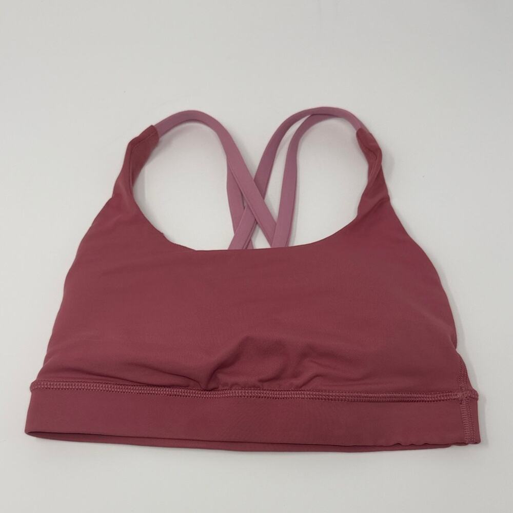 Lululemon Women's Energy Bra - Cherry Tint - 2